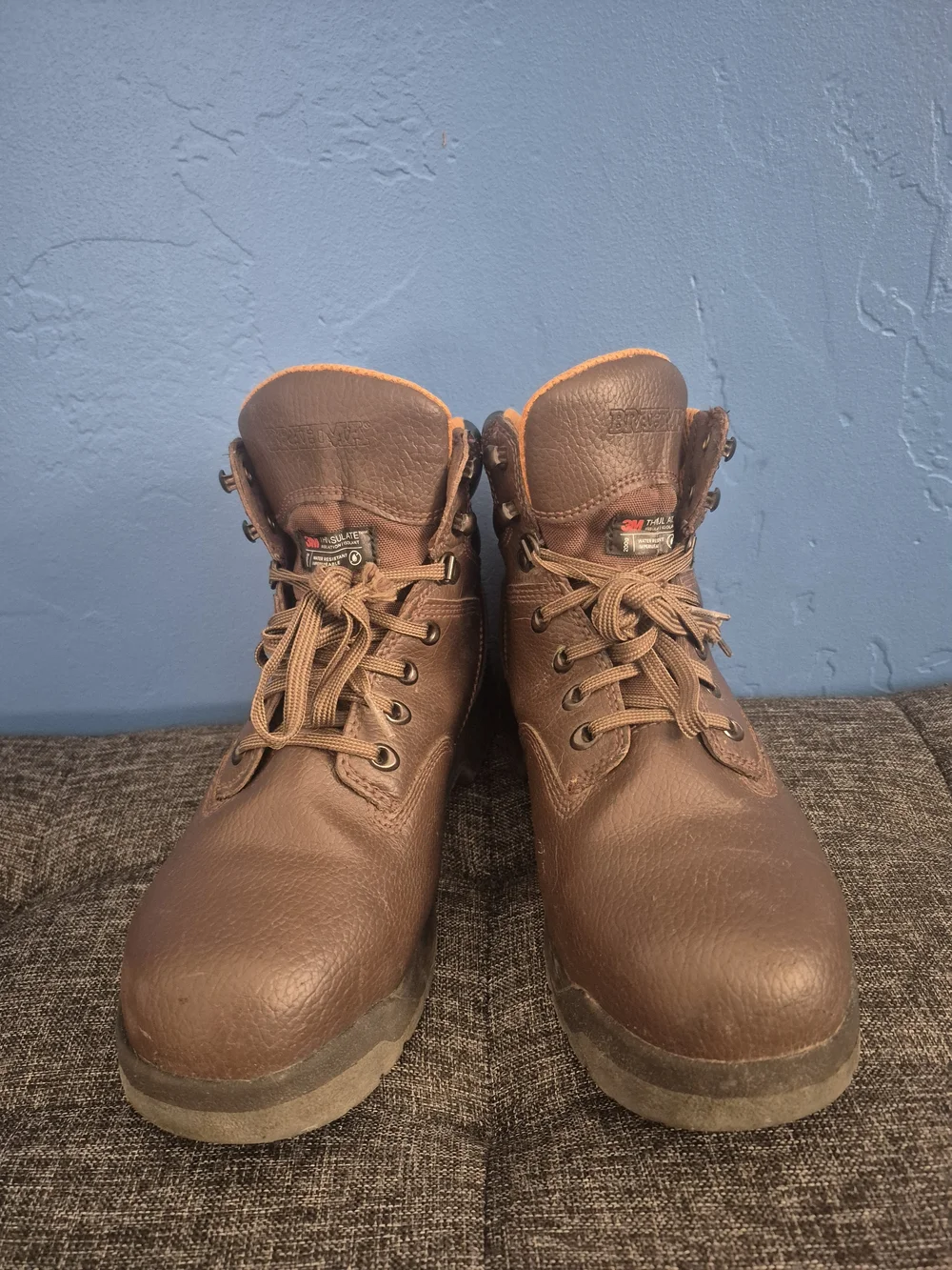Brahma Men’s Brown Waterproof Steel Toe Work Boots